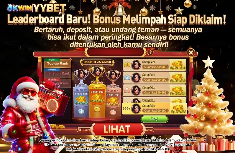 Leaderboard Baru! Bonus Melimpah Siap Diklaim!